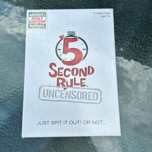 5 Second Rule Uncensored Card Game